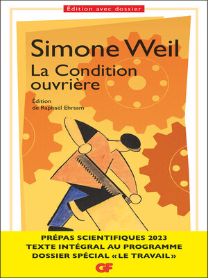 cover image of La Condition ouvrière--Prépas scientifiques 2023